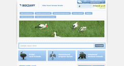 Desktop Screenshot of bociany.sk